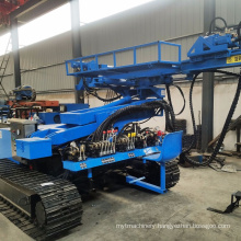Drilling crawler telescopic tower well drilling rig
